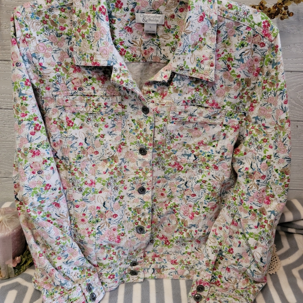 Christopher And Banks Button Jacket - image 1